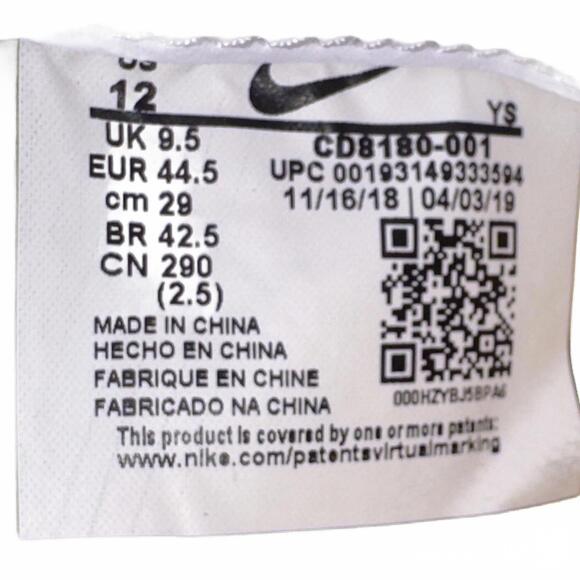 Nike Waffle Racer Off-White Black (Women's) – Size 12 (CD8180-001) - Picture 7 of 7